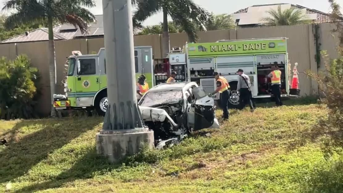 1 dead in I-75 crash in Northwest Miami-Dade