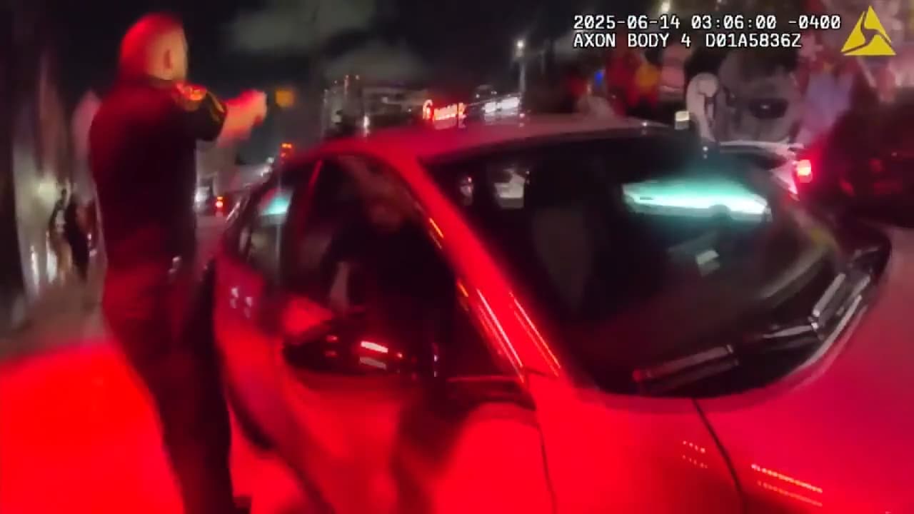 Body camera footage capture moments before police shootout in Wynwood of armed man that killed innocent bystander